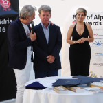 Maurizio Potocnik con gioacchino Bonsignore TG 5 Gusto a Best of alpe adria awards 2016 2